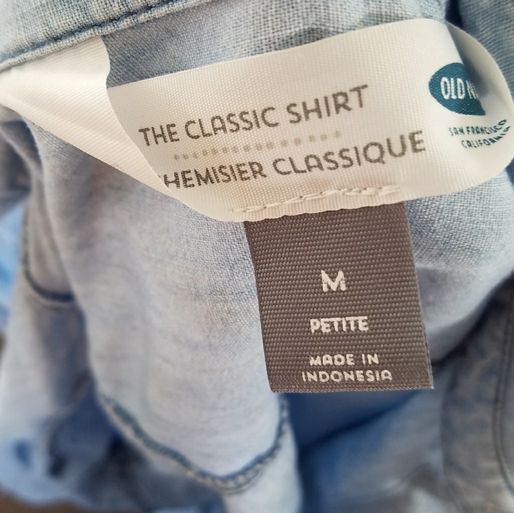 Denim button down. - Picture 3 of 3